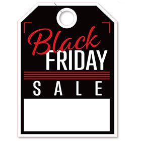 Black Friday Sale Mirror Hang Tag - 8.5 x 11.5 inch