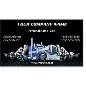 Full-Color Trucking Business Cards - Truck 5