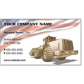 Full-Color Construction Business Cards - Construction 3