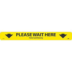 Please Wait Here Floor Marking Strip