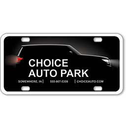 Vehicle Message Plates (6" x 12") Template #7