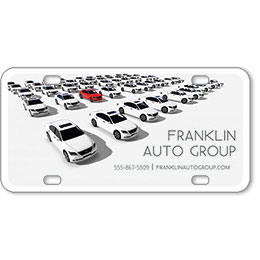 Vehicle Message Plates (6" x 12") Template #9