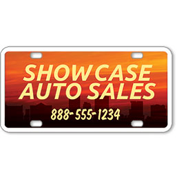 Vehicle Message Plates (6" x 12") Template #10