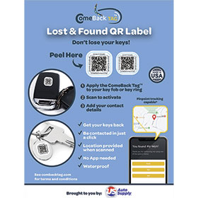 Product Image of US Auto Supply Comeback Tag (25)