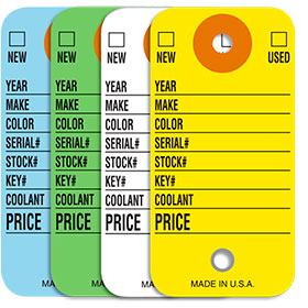 Product Image of Heavy Duty Paper Key Tags (500)