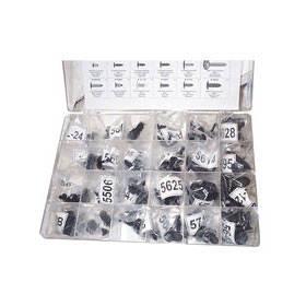 Push-In Retainers Kit with 336 Pieces