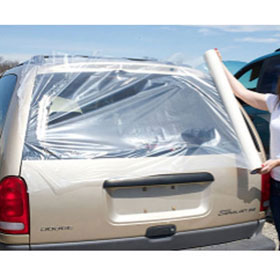 Wreck Wrap Self-Adhering Collision Film 4 mil. Clear