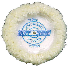 Buff & Shine 4-Ply 3" Twisted Wool Buffing Pad (2-Pack)