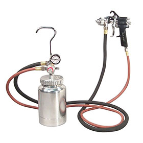 Astro Pneumatic 2-Quart Pressure Feed Paint Gun System with 1.2 mm Tip 2PG7S