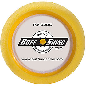 3" Yellow Foam Grip Buffing Pad 2-Pak
