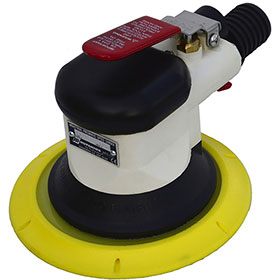 Hutchins 6" Vacuum Assist Random Orbital Sander with 3/16 Offset, 13,000 RPM, Hook Pad