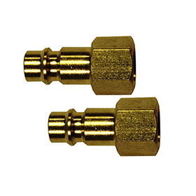 Milton 1/4" FNPT V Style High Flow Plug, Pack of 2 - S-761