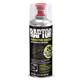 U-POL Raptor 2K Bedliner Aerosol Black - UP4883