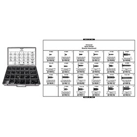 Disco Automotive Universal Shield Retainer Assortment in Metal Tray