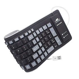 Rollable Waterproof USB Keyboard