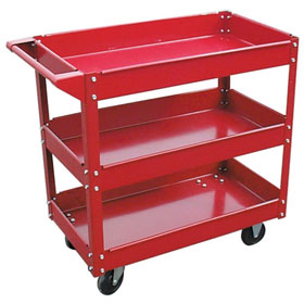 3-Tray Paint Supplies Cart