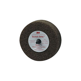 3M Scotch-Brite Rivet Cleaning Disc, 4" x 1 1/4" 07410