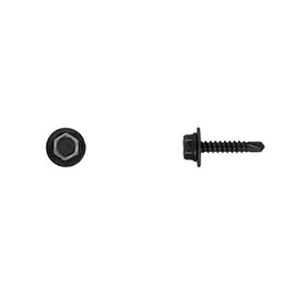 Disco Automotive 4.2 -1.41  20mm (7mm head) Black Self Drilling w/ 12mm Loose Washer