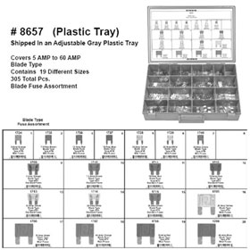 Disco Automotive Blade Type Fuse Assortment - 8657