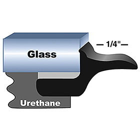 Equalizer® 1/4" Rubber Underside Moulding - ET205