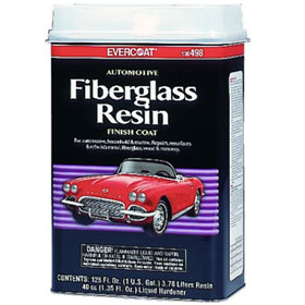 Evercoat Fiberglass Resin 1 Gallon 498