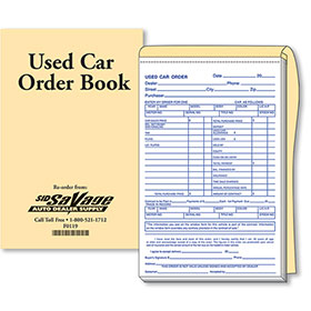 Used Car Order Forms
