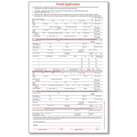 Automotive Credit Application Forms
