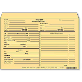 Product Image of Expandable Used Car Envelopes