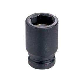 Grey Pneumatic 1/4" Drive x 7mm Standard Length Magnetic Impact Socket - 907MG