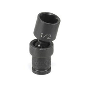 Grey Pneumatic 1/4" Drive x 10MM Metric Standard Length Surface Drive Universal Socket - 910UMS