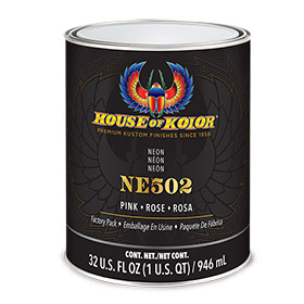 House of Kolor Neon Pink Car Paint Quart - NE502Q