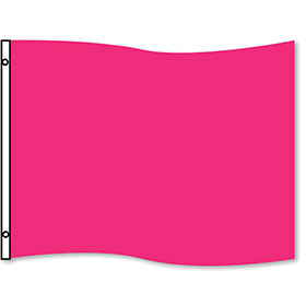 Pink Rectangle Flag 3' x 5'