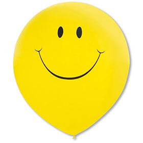 17" Premium Outdoor Smiley Balloons