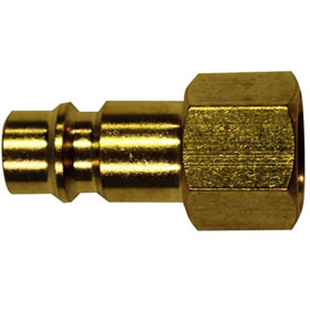 Milton 1/4" FNPT V Style High Flow Plug - 761