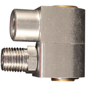 Milton 1/4" NPT Swivel Hose Fitting Connector with Flow Control - S-657