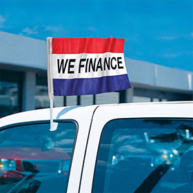We Finance - Economy Clip-On Flag Kit
