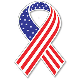 USA Ribbon Sticker
