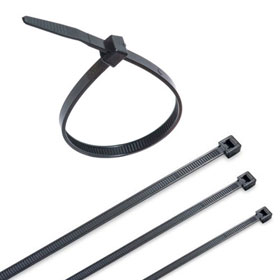 ATD Tools 400 Pc. Black UV Stabilized Nylon Cable Tie Assortment - 20400