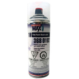 SprayMax 1K Trim Paint Satin Black - 3680102